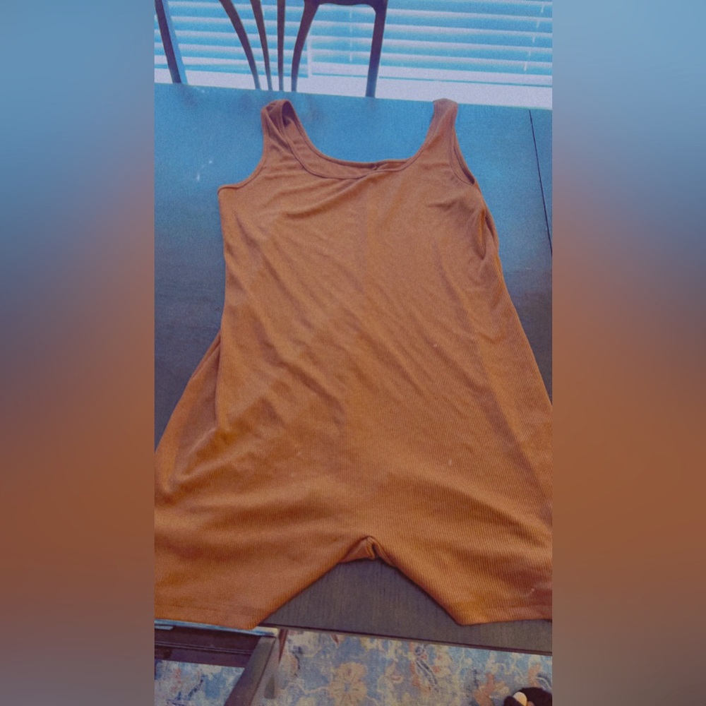 Brown romper